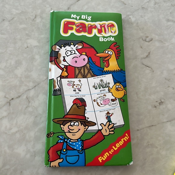 Set of 3 My Big Jungle, Farm, Alphabet Fun to Learn Baby Toddler Hardback Books - Picture 2 of 6